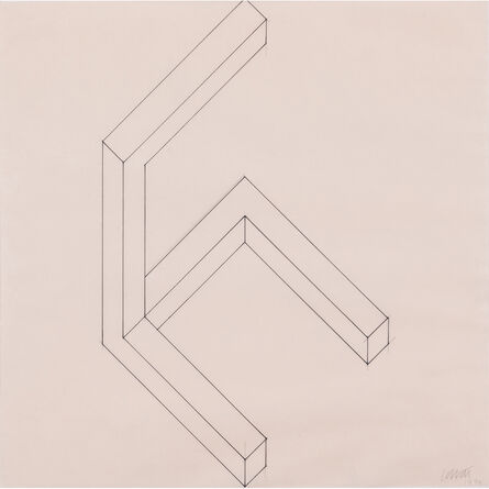 Sol LeWitt, ‘Semi Cube Series’, 1974