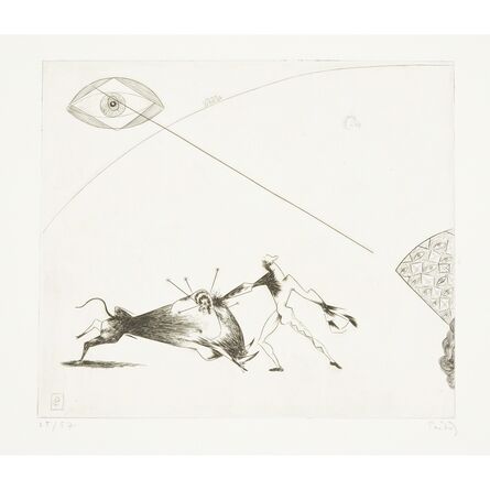 Gabor Peterdi, ‘Black Bull The Complete Portfolio Of Seven Prints’, 1939