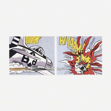 Roy Lichtenstein, ‘WHAAM! poster (diptych)’, 1967
