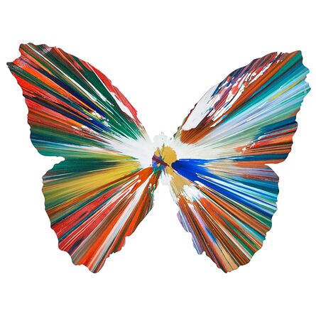 Damien Hirst, ‘Butterfly Spin Painting (Created at Damien Hirst Spin Workshop)’, 2009