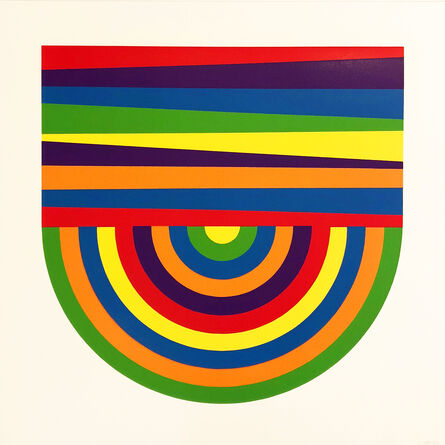 Sol LeWitt, ‘Arcs and Bands in Color B’, 1999