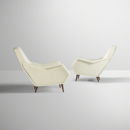 Gio Ponti, ‘Rare lounge chairs, pair’, c. 1948