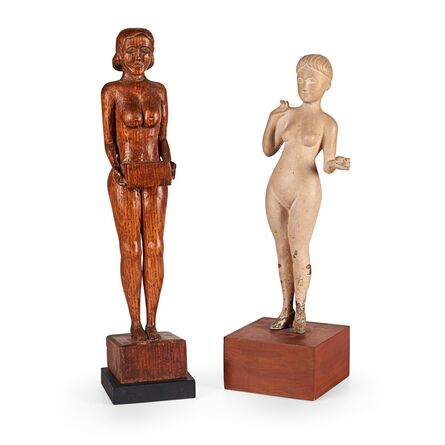 ‘Two Folk Sculpture Nudes’, ca. 1940