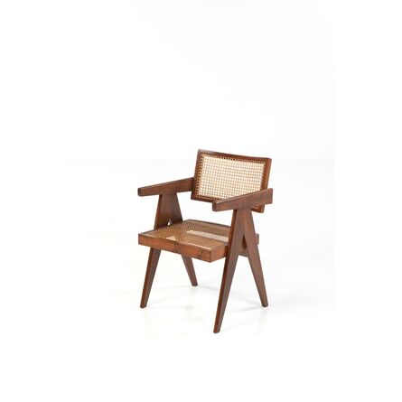 Pierre Jeanneret, ‘Office Cane Chair; Armchair’, circa 1955-1956