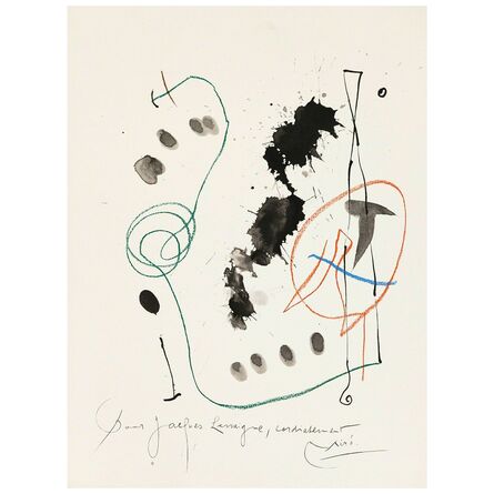 Joan Miró, ‘Quelques Fleurs #11: Féquet’, 1964