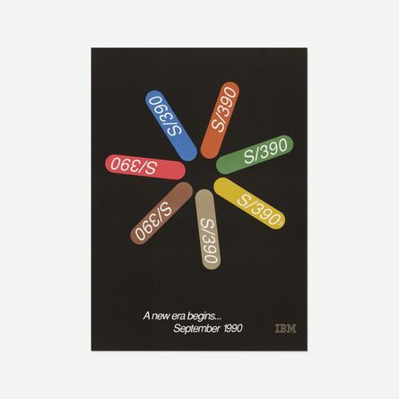 Paul Rand, ‘IBM S390 poster’, 1990