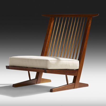 George Nakashima, ‘Conoid Cushion lounge chair’, 1972