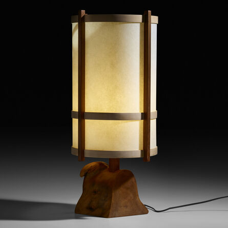George Nakashima, ‘table lamp’, 1985