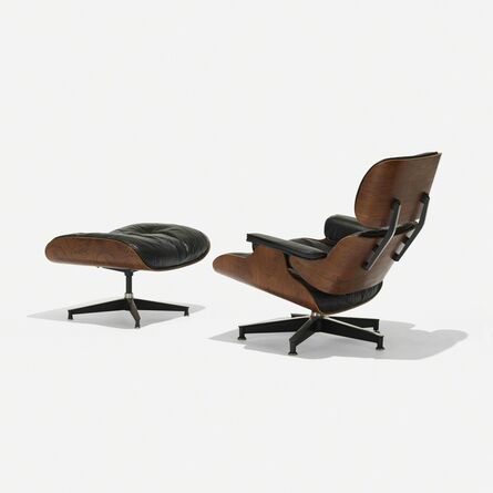 Charles and Ray Eames, ‘670 armchair and 671 rotating ottoman’, 1956