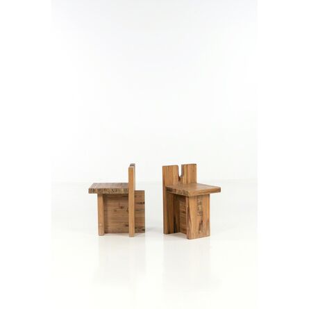 Lina Bo Bardi, ‘Pair of stools’, 1970