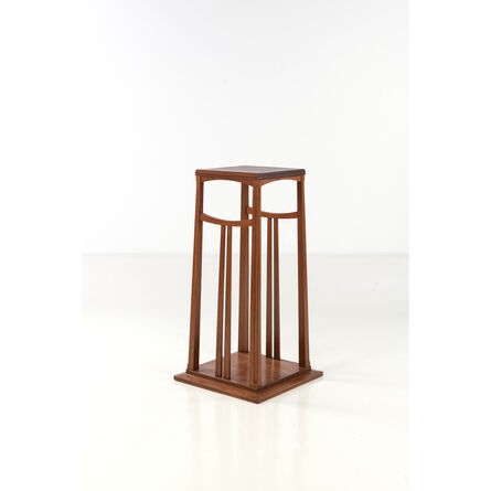 Gustave Serrurier-Bovy, ‘Pedestal table (in the spirit of)’