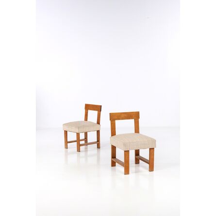 B.B.P.R. (Lodovico Barbiano di Belgiojoso, Enrico Peressutti, Ernesto Nathan Rogers), ‘Pair Of Chairs’, 1938