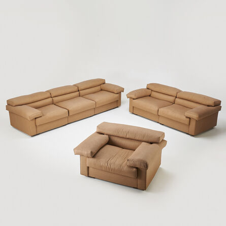 Tobia Scarpa, ‘Seating: three-seat, two-seat and lounge chair sectional seating’, 1990s