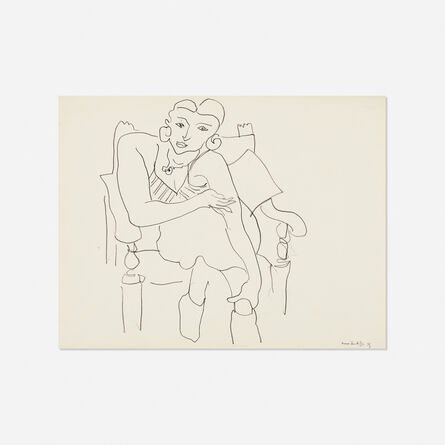 Henri Matisse, ‘Femme assise dans un fauteuil (Woman Sitting in an Armchair)’, 1935