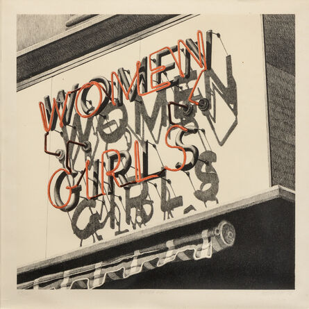 Robert Cottingham, ‘Women, Girls’, 1978