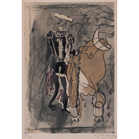 After Georges Braque, ‘Torero’, circa 1950