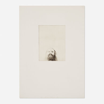 Jim Dine, ‘Self-Portrait Head (first state)’, 1972