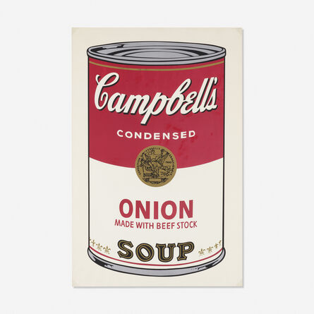 Andy Warhol, ‘Onion Soup Can from Campbell's Soup I’, 1968