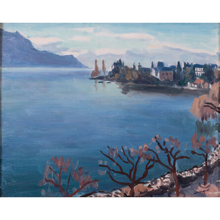 Albert Marquet, ‘Brumes sur le lac léman, Montreux’, 1937