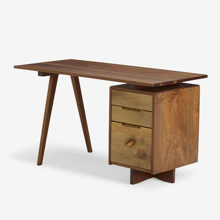 George Nakashima, ‘early Single-Pedestal desk’, c. 1947