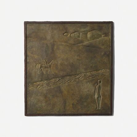 Alberto Giacometti, ‘Femme Nue et Cavalier Dans un Paysage’, c. 1931