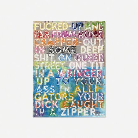 Mel Bochner, ‘Fucked-Up and Far from Home’, 2014