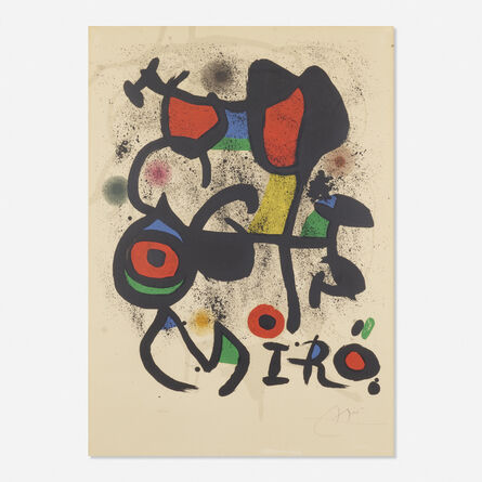 Joan Miró, ‘Bronzes Exhibition, Hayward Gallery, London’, 1972