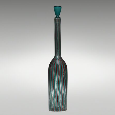 Gio Ponti, ‘Monumental Canne bottle with stopper, model 4498’, 1956