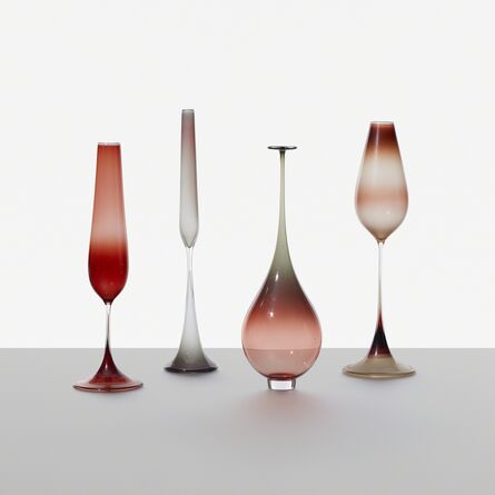 Nils Landberg, ‘Collection of Four Tulpan Vases’, 1957
