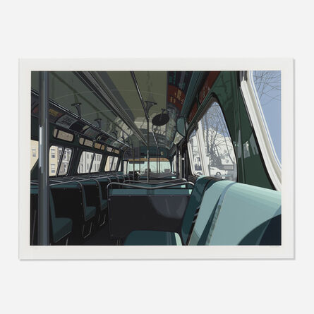 Richard Estes, ‘Bus from Urban Landscapes III’, 1981