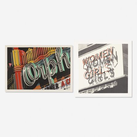 Robert Cottingham, ‘Orph from Documenta: The Super Realists and Women Girls (two works)’