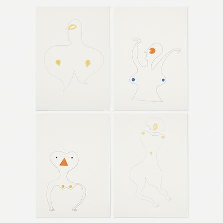 Charles Pollock (1930-2013), ‘collection of four works’, 1975