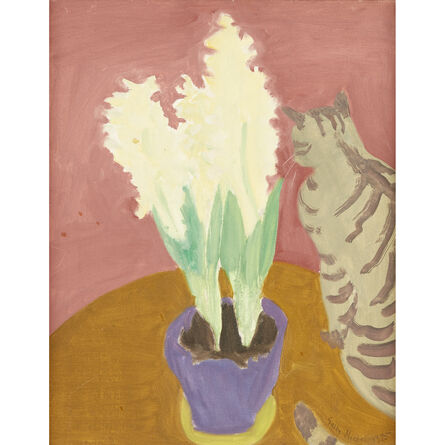 Sally Michel Avery, ‘Hyacinths and Caleb’, 1975
