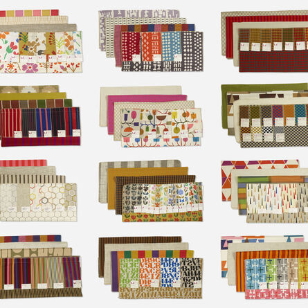 Alexander Girard, ‘Important collection of fabric samples’, c. 1970