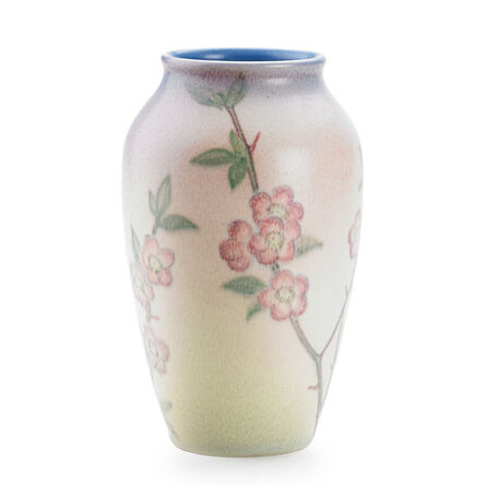 Kataro Shirayamadani, ‘Double Vellum vase with cherry blossoms (uncrazed), Cincinnati, OH’, 1943