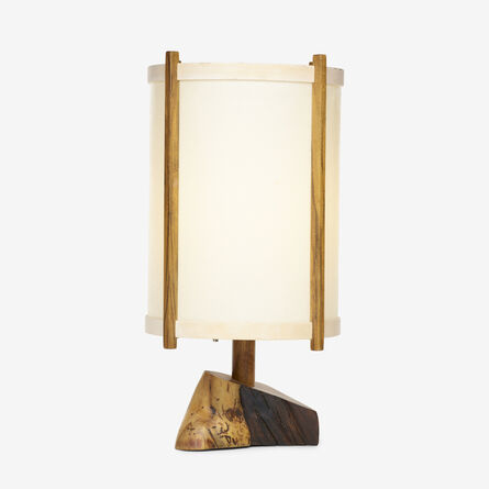 George Nakashima, ‘table lamp’, 1984
