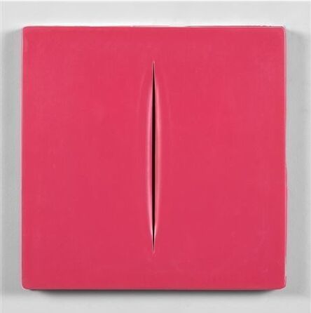 Lucio Fontana, ‘Concetto Spaziale (Pink), 1968’, 1968