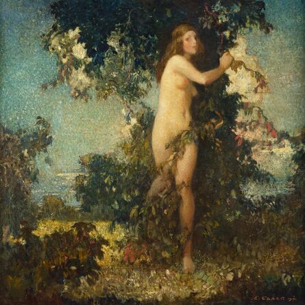 Ettore Caser, ‘Forest Idyll’, 1917
