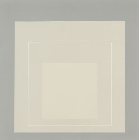 Josef Albers, ‘WLS XIV from White Line Squares (Series II)’, 1966