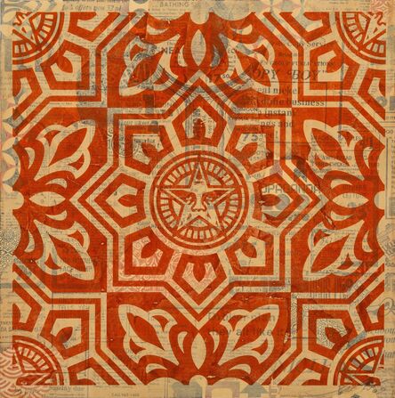 Shepard Fairey, ‘Venice Pattern (Red)’, 2009