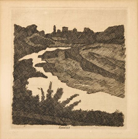 Giorgio Morandi, ‘Landscape on the Savena’, executed in 1929