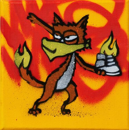 Mau Mau, ‘Mini Riot Fox (Orange)’, 2015