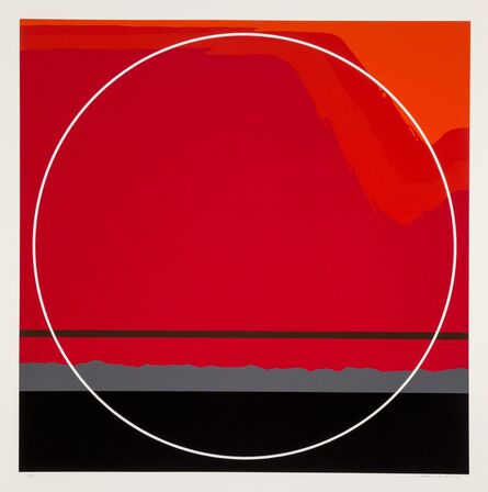 Thomas W. Benton, ‘Red Landscape’, 1979