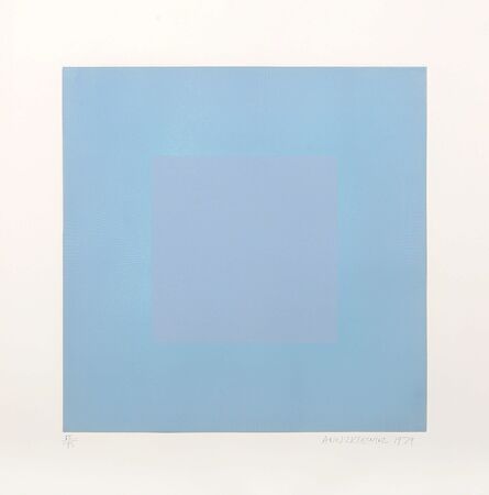 Richard Anuszkiewicz, ‘Winter Suite (Light Blue with Silver)’, 1979
