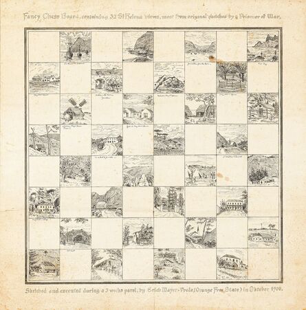 Erich Mayer, ‘Chessboard’, 1900