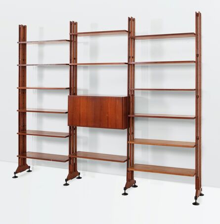 Franco Albini and Franca Helg, ‘a LB10 bookcase with a wooden structure and metal details’, 1958