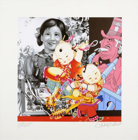 Erró, ‘Composition à l'enfant chinois’, 2007