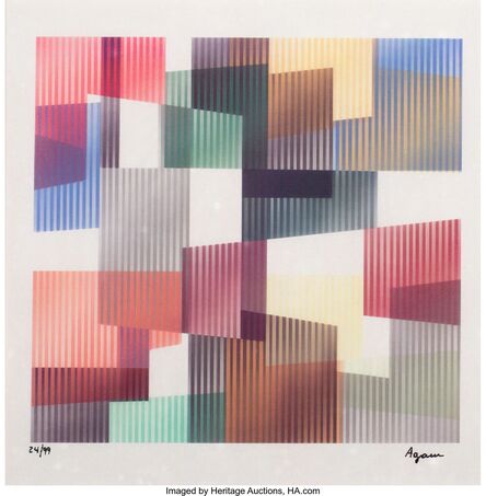 Yaacov Agam, ‘Untitled IV, from Time from the Mobility Within Series’, c. 2000