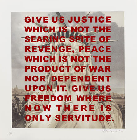 Gee Vaucher, ‘Give Us Justice’, 2008