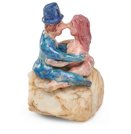 Beatrice Wood, ‘Untitled sculpture (Couple Embracing), Ojai, CA’